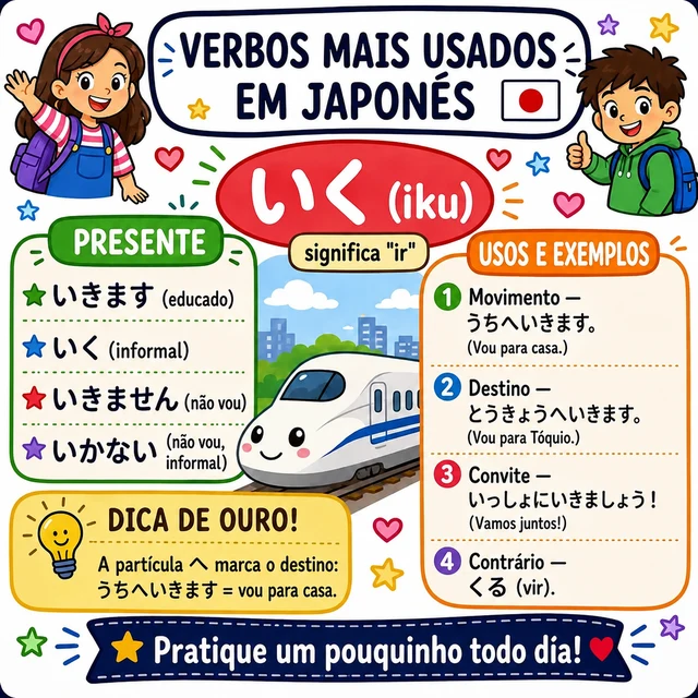 Mapa mental: verbo 行く (IR)